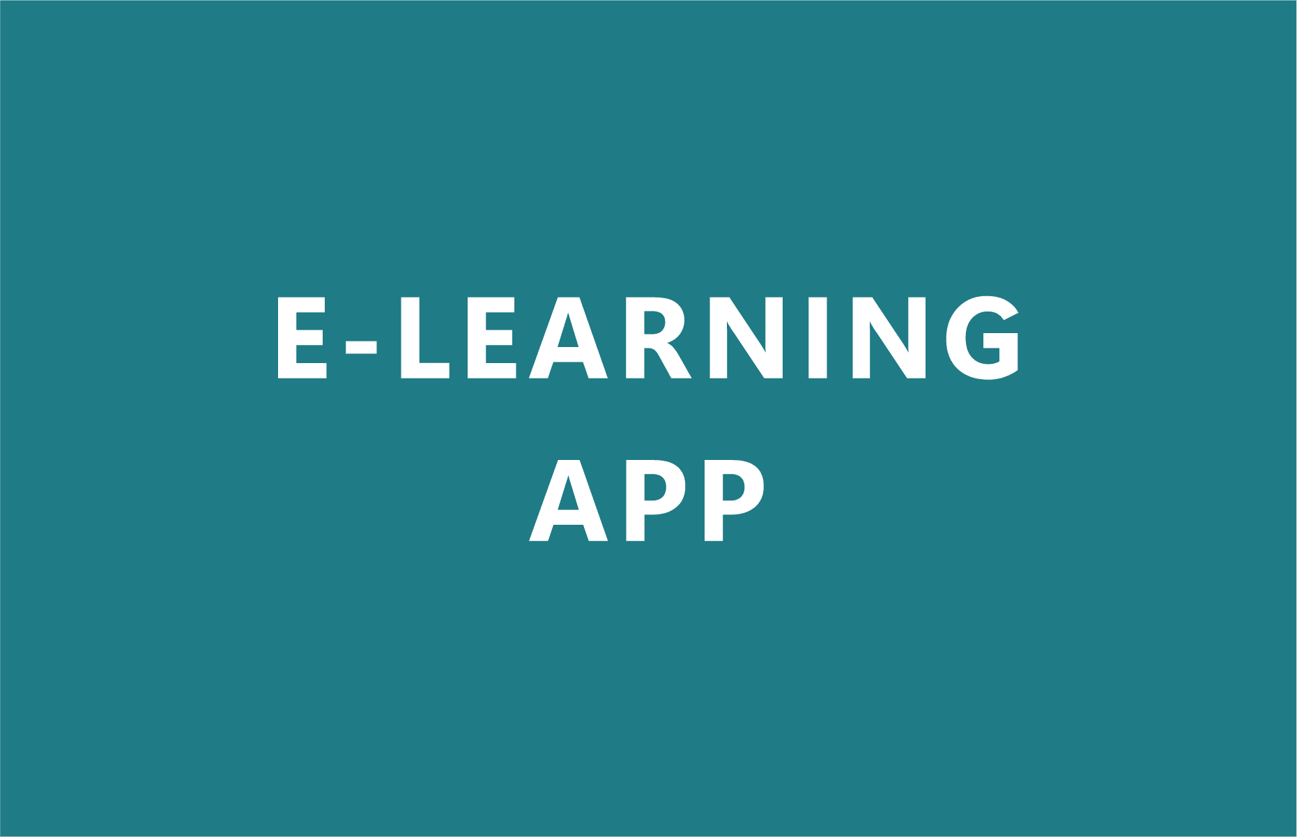 E-Learning App